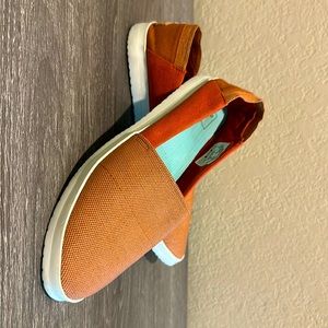 Reef Tan Orange Slip On Sneaker Size 6
